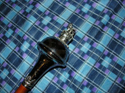 Настоящий тамбурмажорский жезл (тамбурмажор)