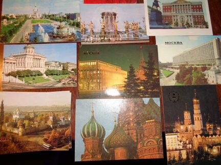 Календарики виды Москвы 1976-1991г.г