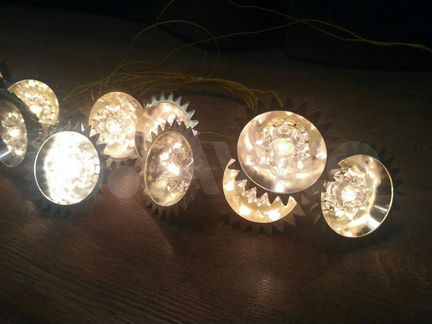 Советская винтажная гирлянда Луч 80е