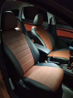 Авточехлы Лада Веста. Чехлы из экокожи Аригон