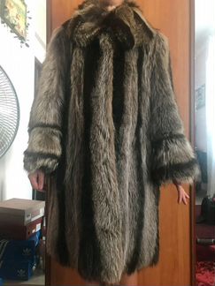 Шуба из енота