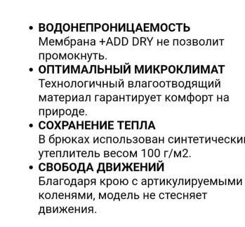 Брюки горнолыжные