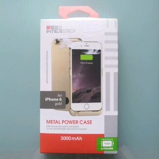 Power case для iPhone 6 gold