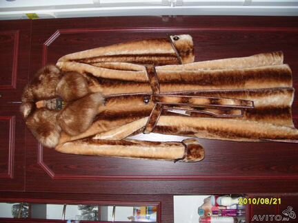 Шуба из мутона