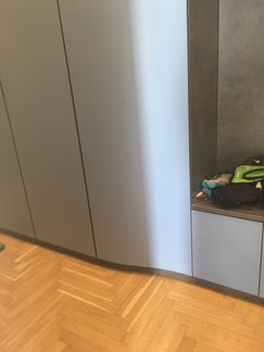 Дверь для радиусного шкафа s-образная