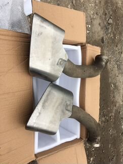 Левая насадка на глушитель Porsche Cayenne 958