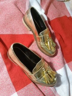 Кожаные лоферы