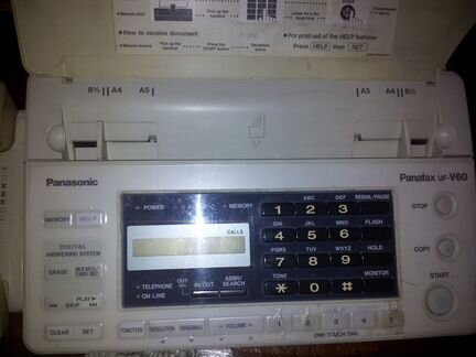 Факс Panasonic Panafax uf-v60