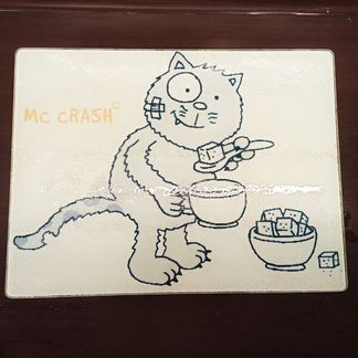 Стеклянная разделочная доска