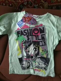 Футболка с длинным рукавом для девочки 128 разм