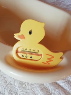 Детская ванночка + горка + термометр