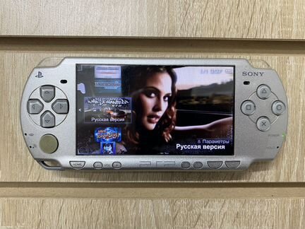 Sony PSP слим серая, 190 игр, доставка, гарантия