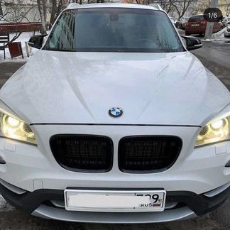 Зеркала и ноздри чёрные BMW X1 e84 рестайлинг