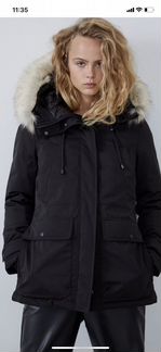 Зимняя парка Zara S 42-44