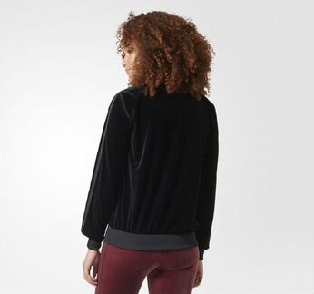 Олимпийка Adidas Velvet Vibes SST Black оригинал