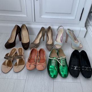 Louis Vuitton Valentino Louboutin D&G YSL туфли