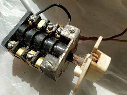 Переключатель реверсивный и таймер по