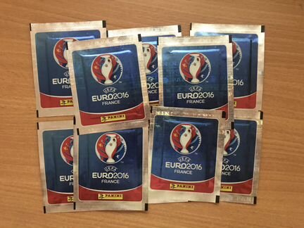 Пакетики наклеек Panini Euro 2016