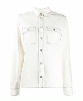 Джинсовая куртка-рубашка Ganni