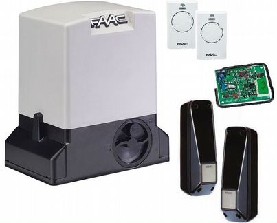 Автоматика для откатных ворот faac 740 комплект