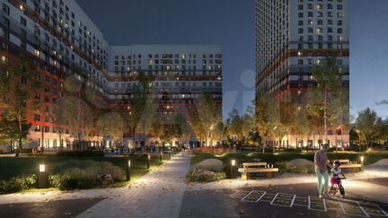 3-к квартира, 75.2 м², 5/33 эт.
