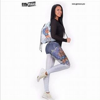 Gymwars леггинсы, лимитка, рр М