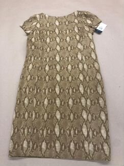 Ralph Lauren платье анималистичный принт новое 44