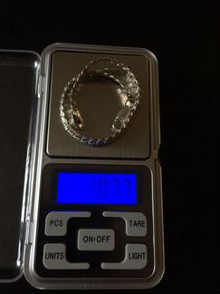 Серебряный браслет мужской