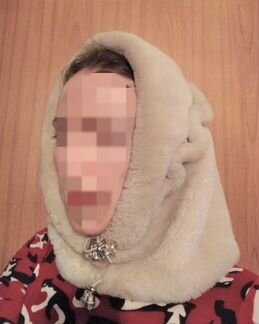 Капор капюшон из овчины
