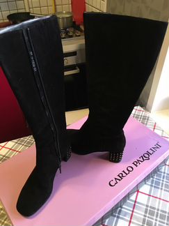 Сапоги Carlo Pazolini замшевые новые