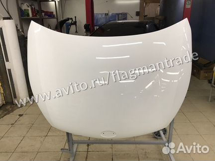 Капот Рио белый Kia Rio 2017 2018 2019