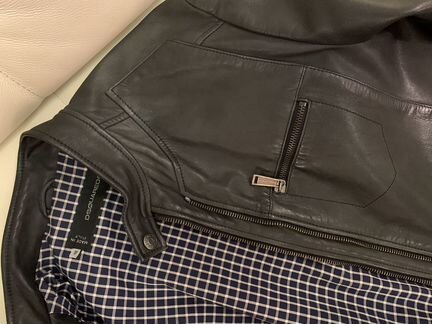 Кожаная куртка Dsquared