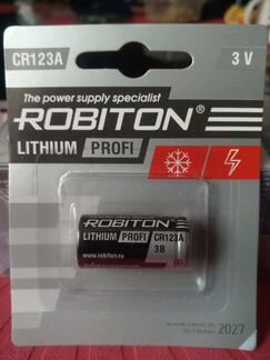 Батарейки Robiton CR123 Lithium 3V
