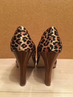 Туфли леопардовые на каблуке Centro