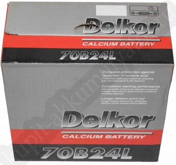 Аккумулятор Delkor 55 А.ч 70B24L