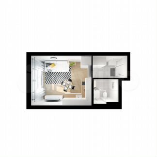 Квартира-студия, 19.9 м², 3/32 эт.