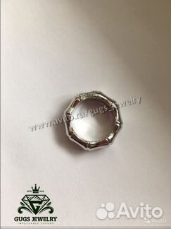 Новое золотое кольцо Gucci 750 пр. 14.52 гр. с бр