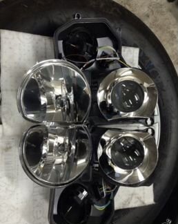 Фары без корпусов и стекол. х5 е53 рестайл