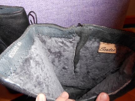 Ботинки новые натуральная кожа и натуральный мех