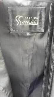 Плащ кожаный