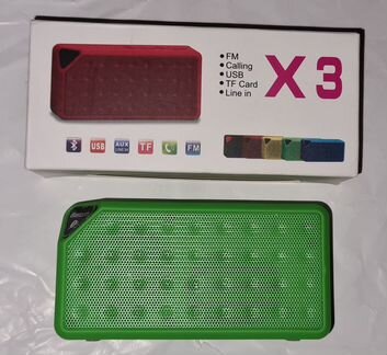 Блютуф колонка X3 абс. новая в коробке