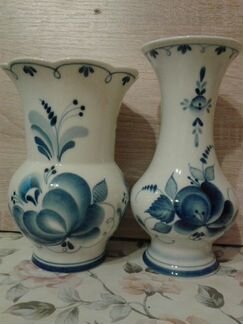 Ваза для цветов Гжель