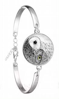 Серьги и браслет совы