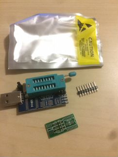 Программатор CH341A 24 eeprom 25 SPI flash