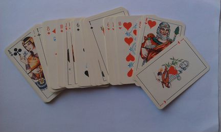 Карты игральные Исторические 1991 год Новые