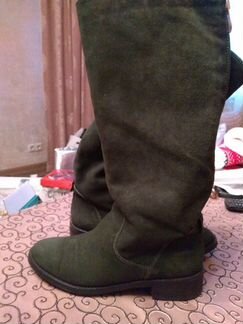 Сапоги велюр
