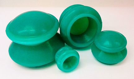 Банки массажные вакуумные силиконовые новые