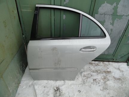 Mercedes w211 дверь задняя левая серая