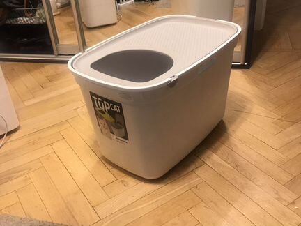 Кошачий туалет с верхним входом