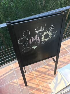 Штендер, меловая доска и под маркеры, ручная работ